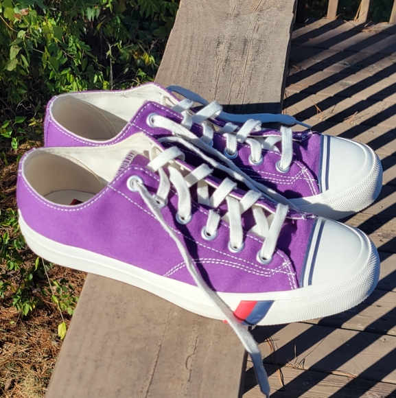 Pro Keds Royal Lo Classic Canvas Shoes Purple - Men’s Size 9 Women Size 11 - Picture 13 of 16